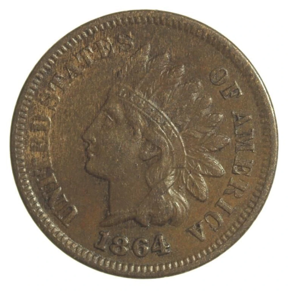 Choice EF 1864-L Indian Cent