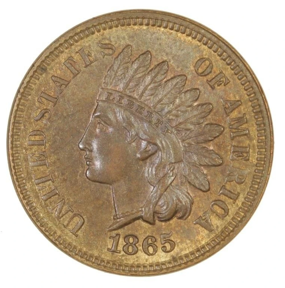 Choice 1865 Indian Cent