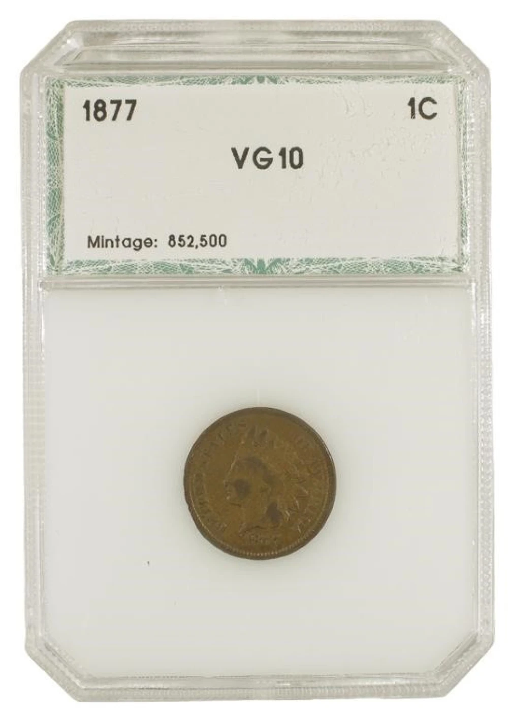 Choice VG 1877 Indian Cent