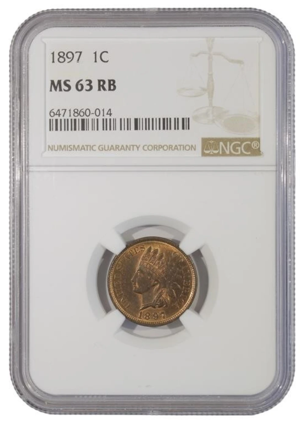 Choice RB 1897 Cent