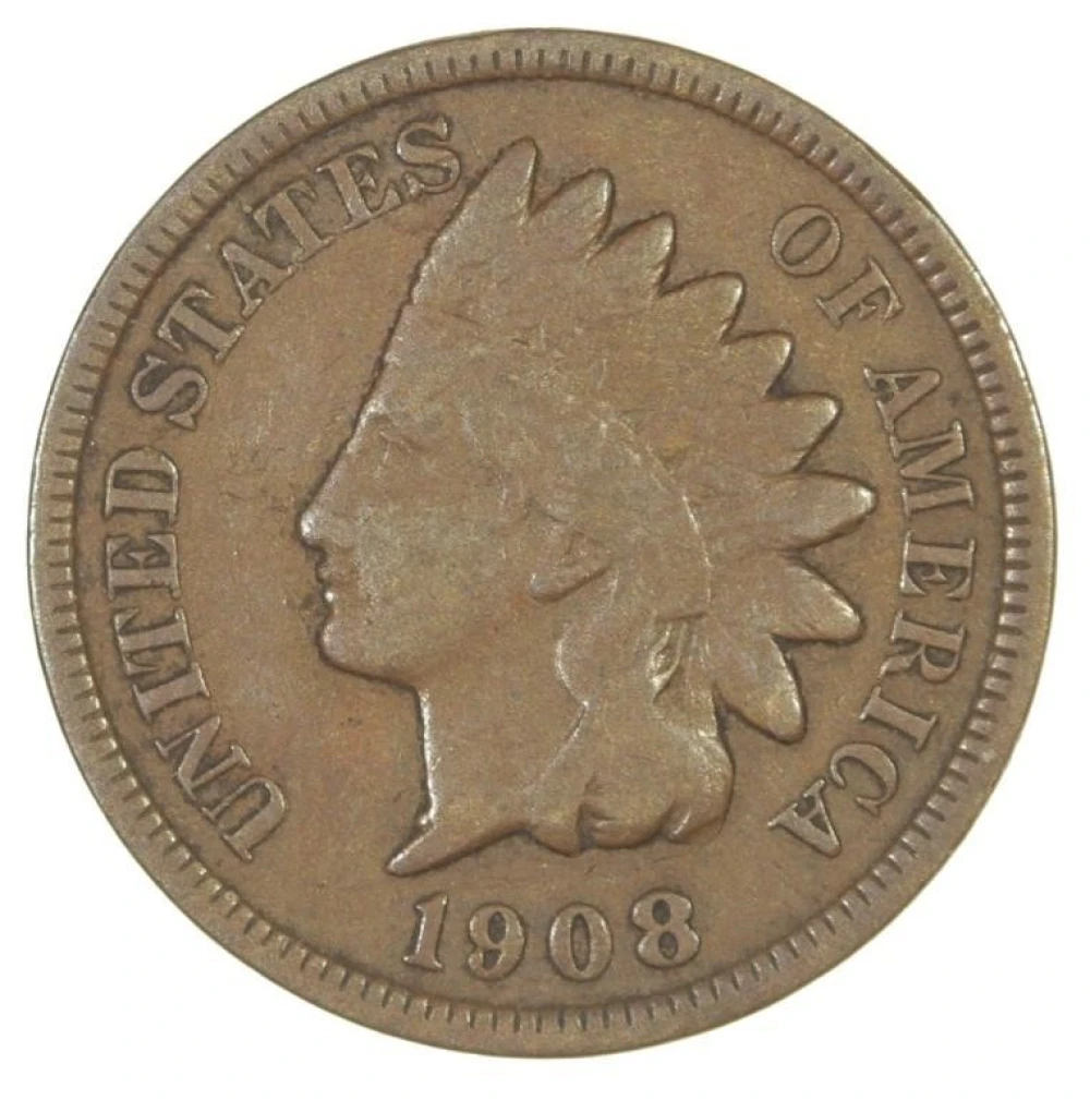 Fine 1908-S Cent