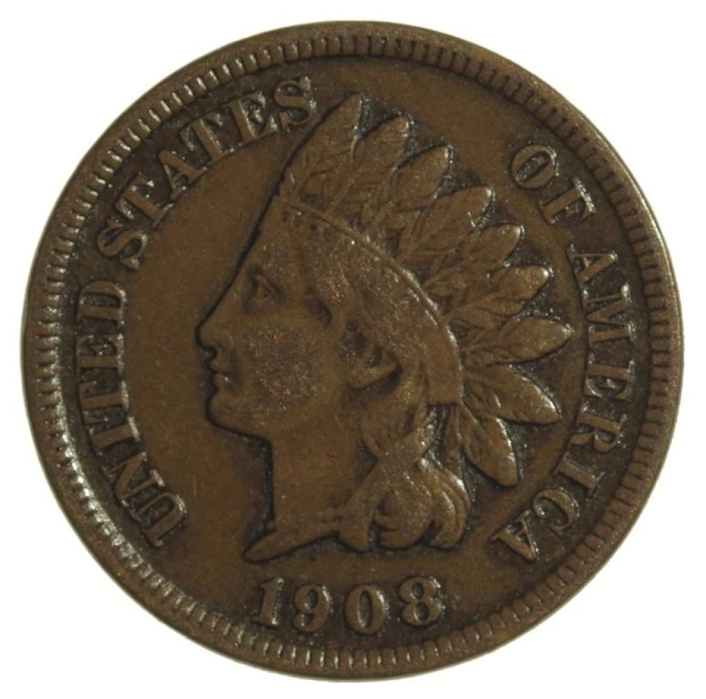 Choice VF 1908-S Cent