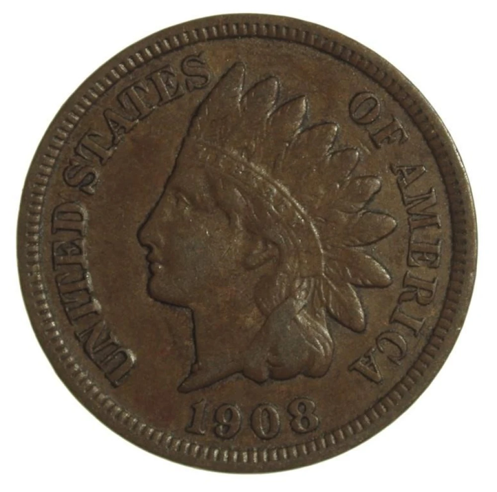 EF 1908-S Indian Cent
