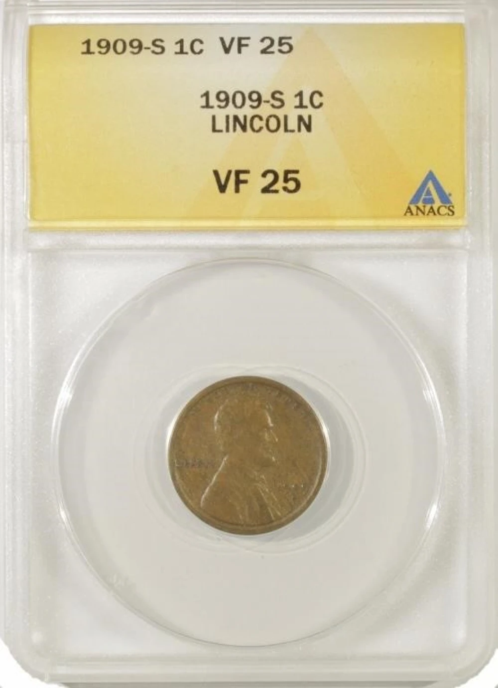 Choice VF 1909-S Lincoln Cent