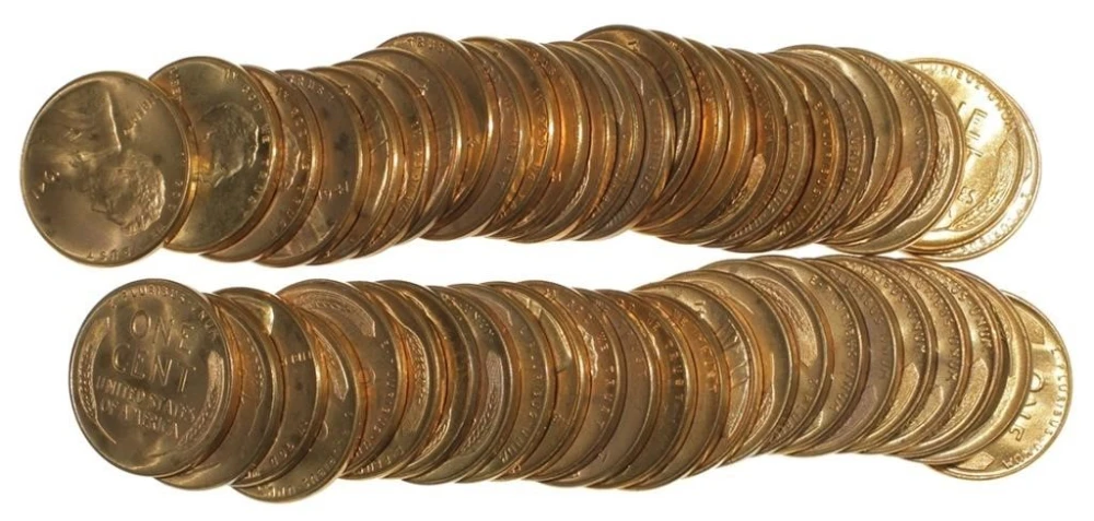 Unc Roll 1941 Cents