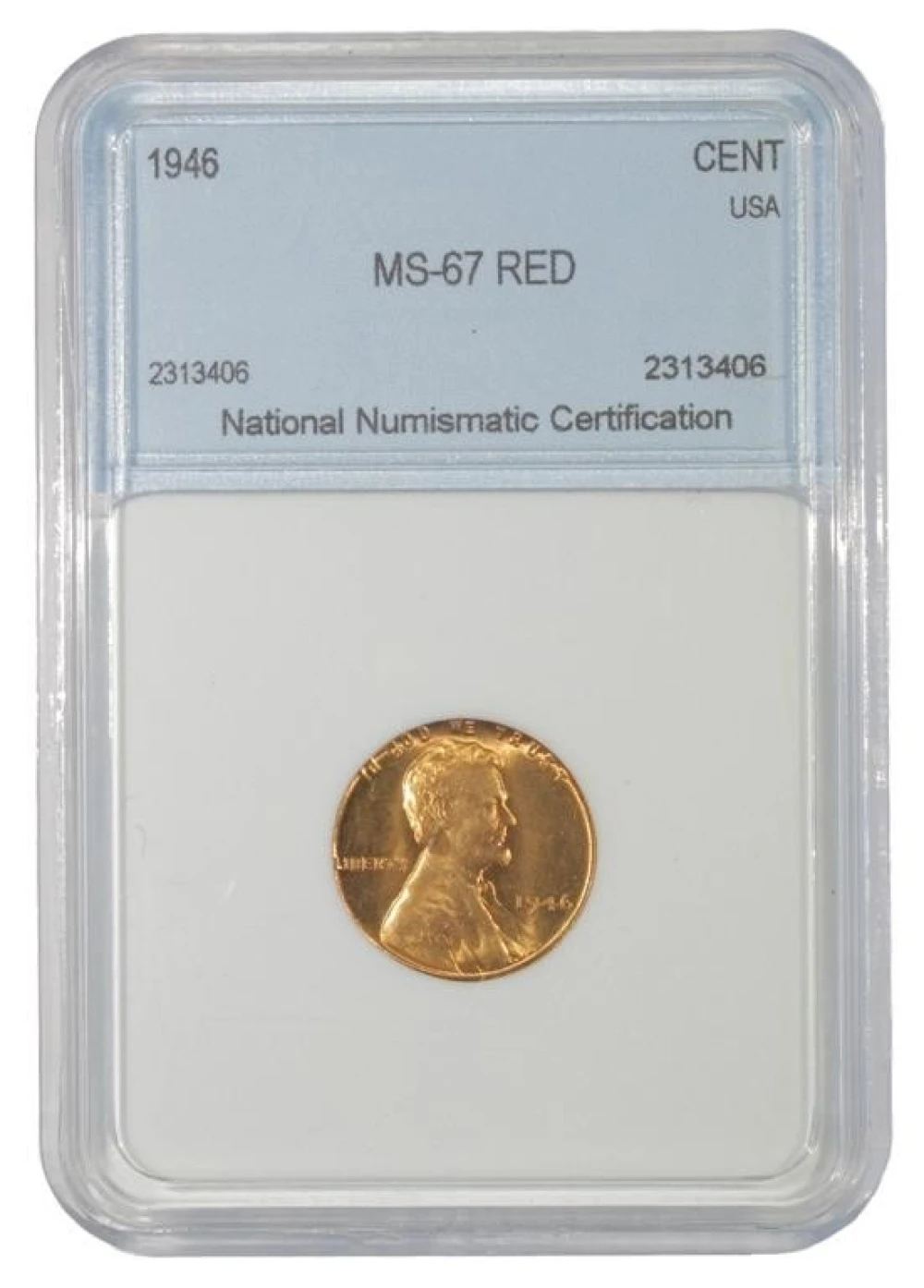 Gem RD 1946 Cent