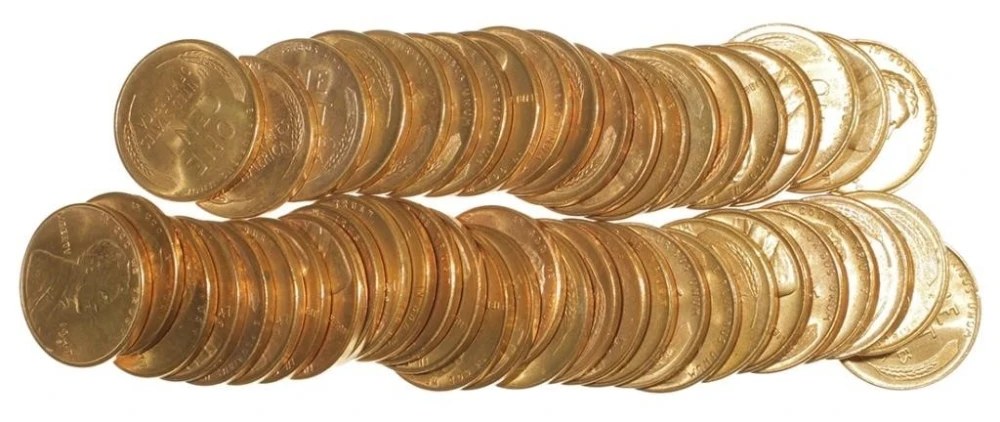 Unc Roll 1947-S Cents