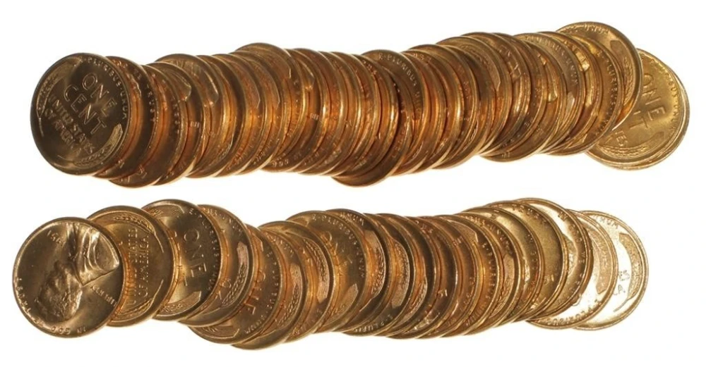 Unc Roll 1951 Cents