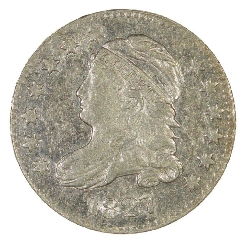 AU 1827 Dime