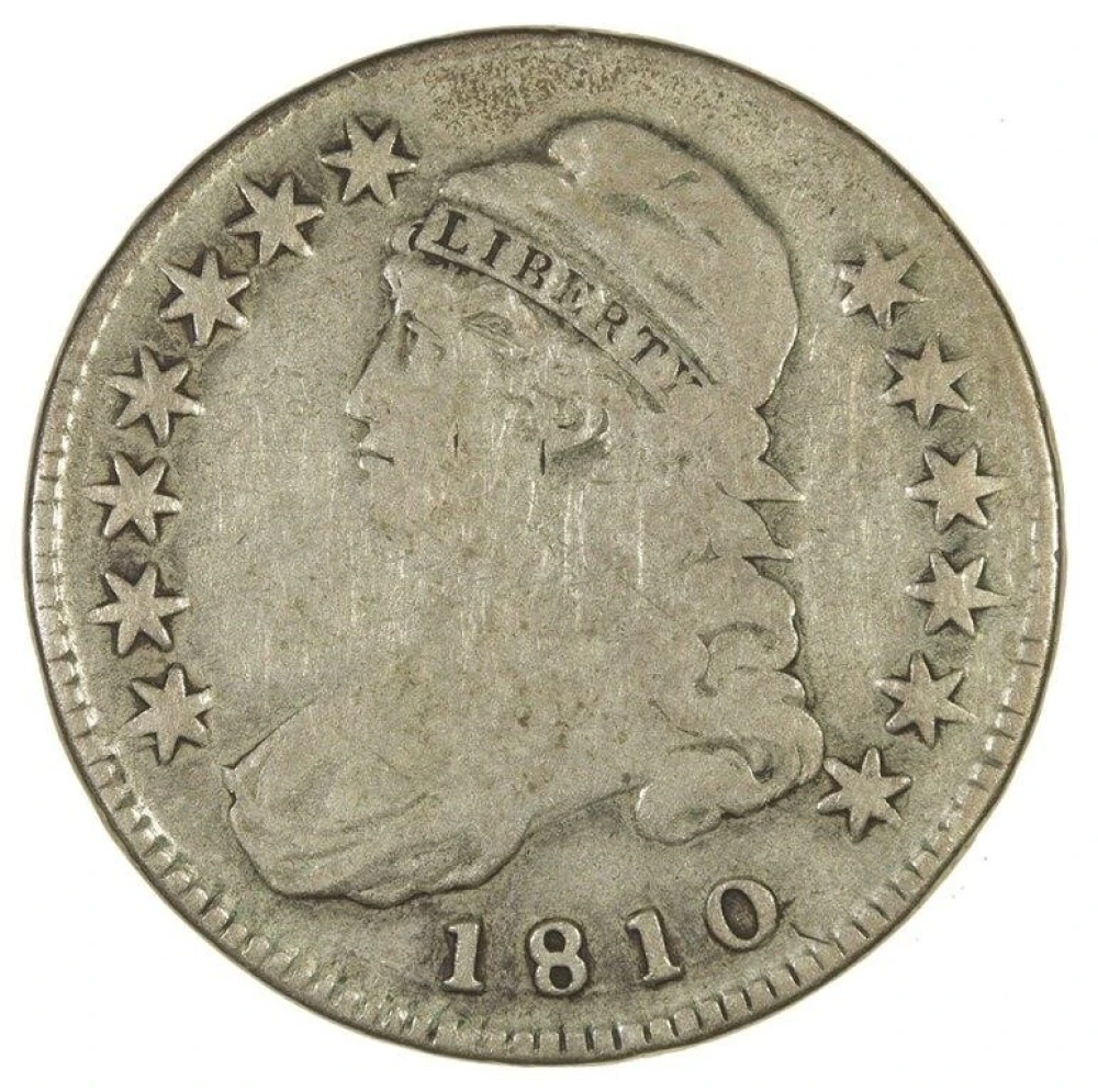 VG Details 1810 Half Dollar