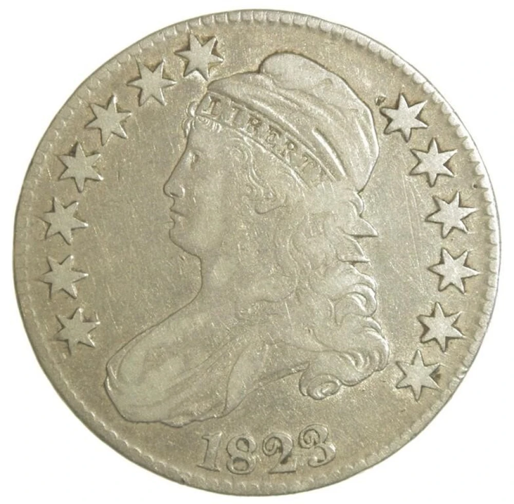 Fine 1823 Half Dollar