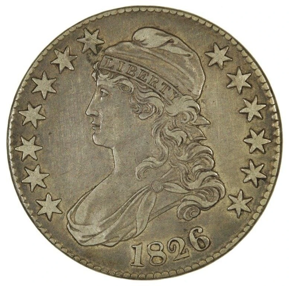 EF 1826 Bust Half Dollar