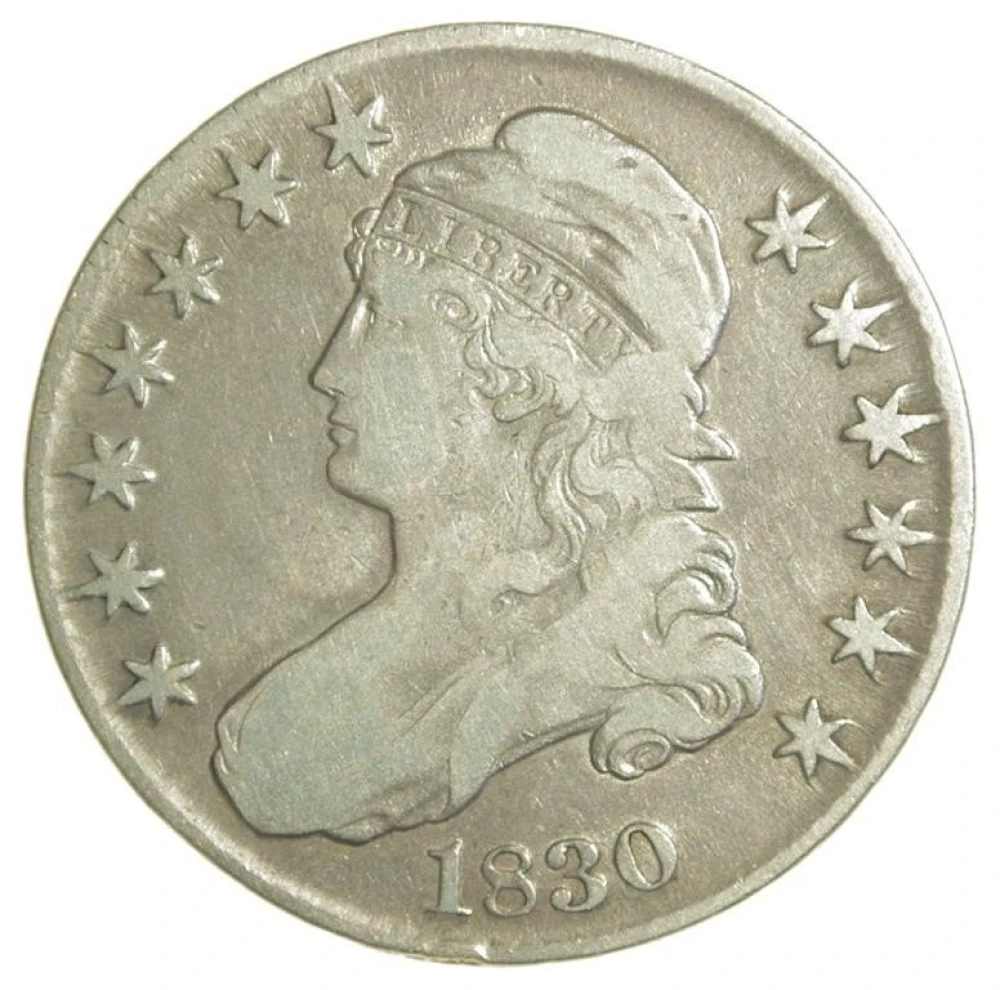 Fine 1830 Half Dollar