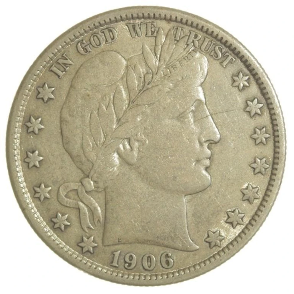 Choice VF 1906 Half Dollar