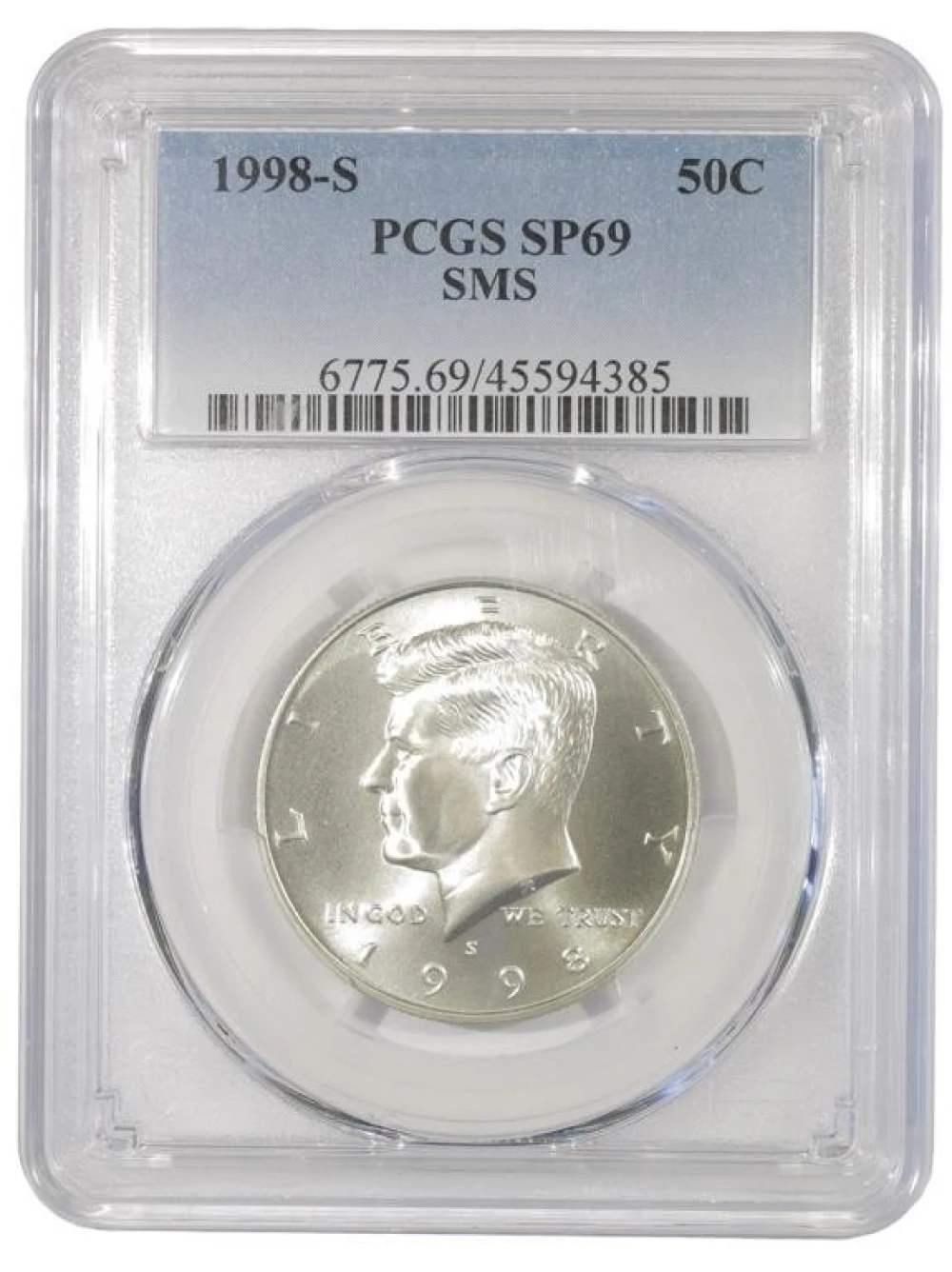 Superlative Gem Specimen 1998-S Half Dollar