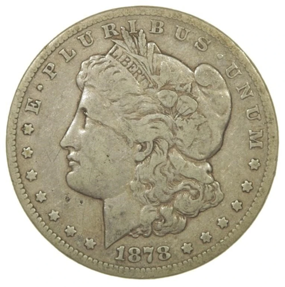 Fine 1878-CC Morgan $1