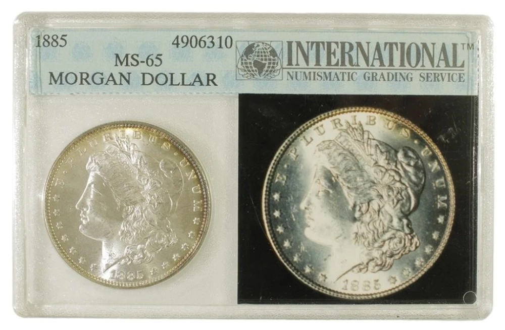 Gem Unc 1885 Morgan Dollar