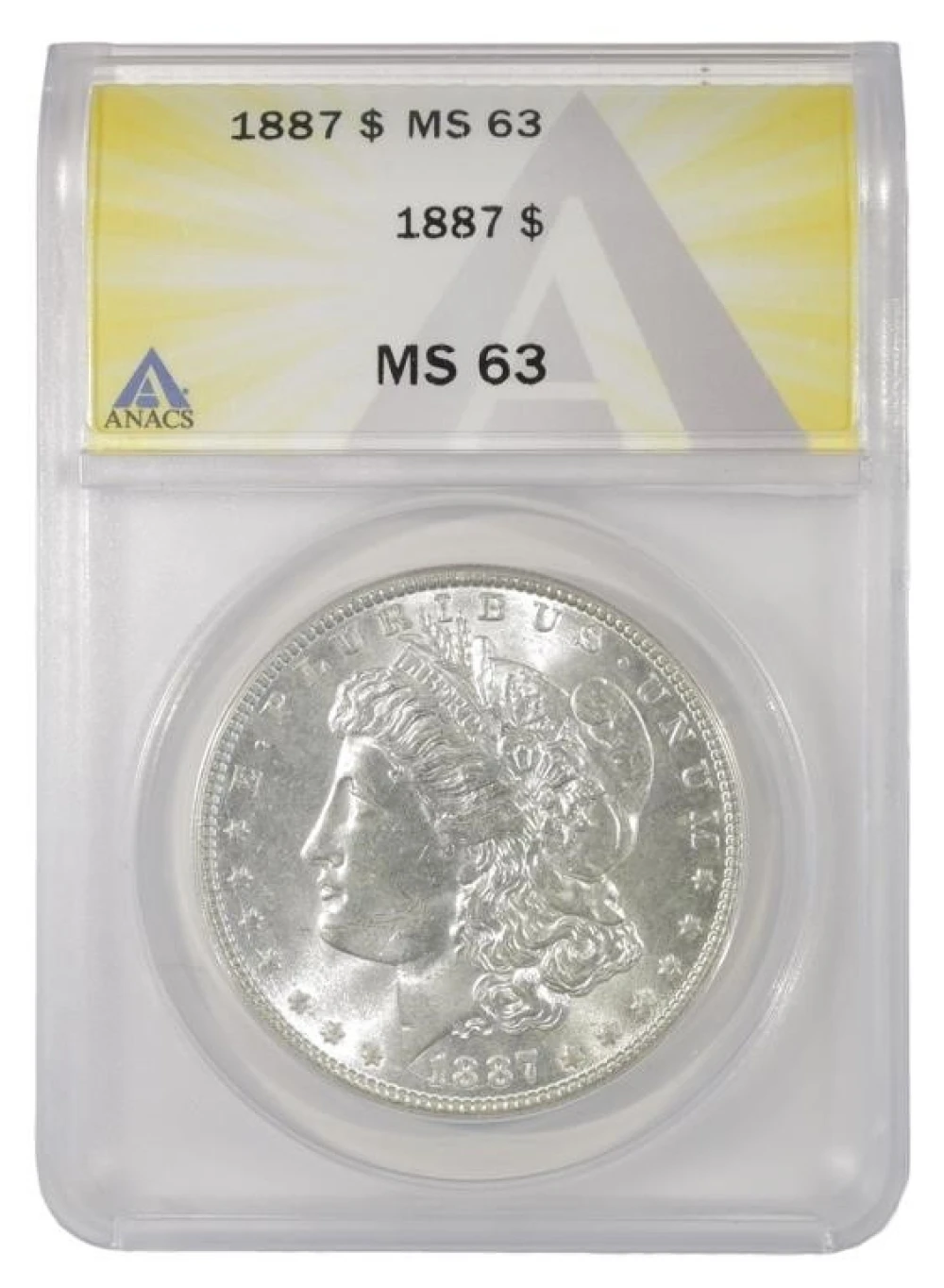 Choice Unc 1887 Morgan $1