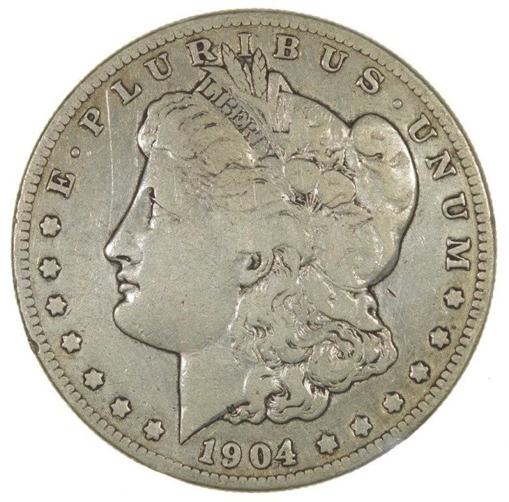 Fine 1904-S Morgan $1