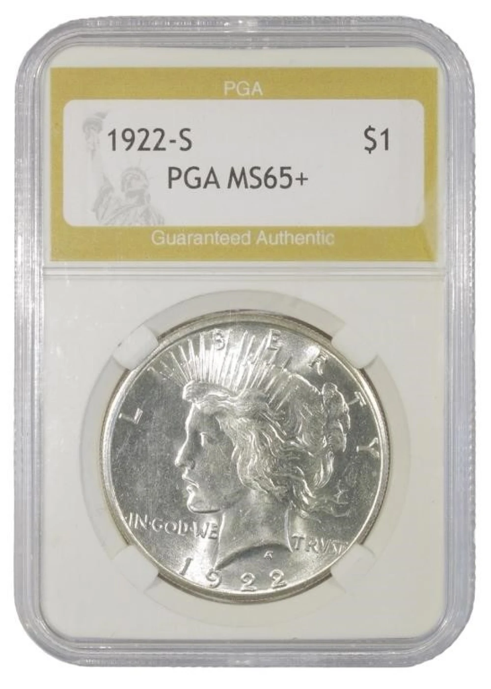 Choice Unc 1922-S Peace $1