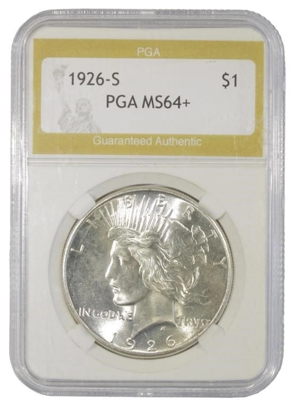 Select Mint State 1926-S Peace Dollar