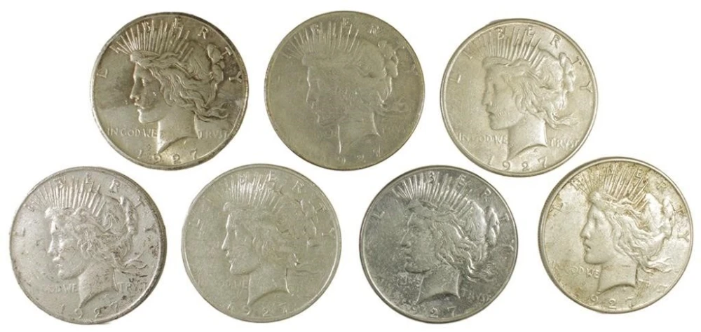 1927-PDS Peace Dollar Group