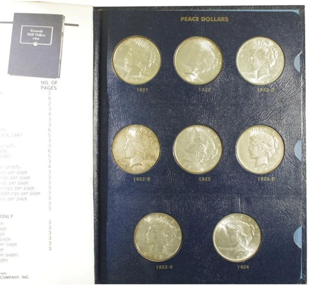 VF to AU Peace Dollar Set