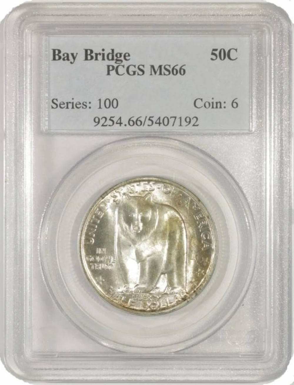 Premium Gem 1936 Bay Bridge Half Dollar