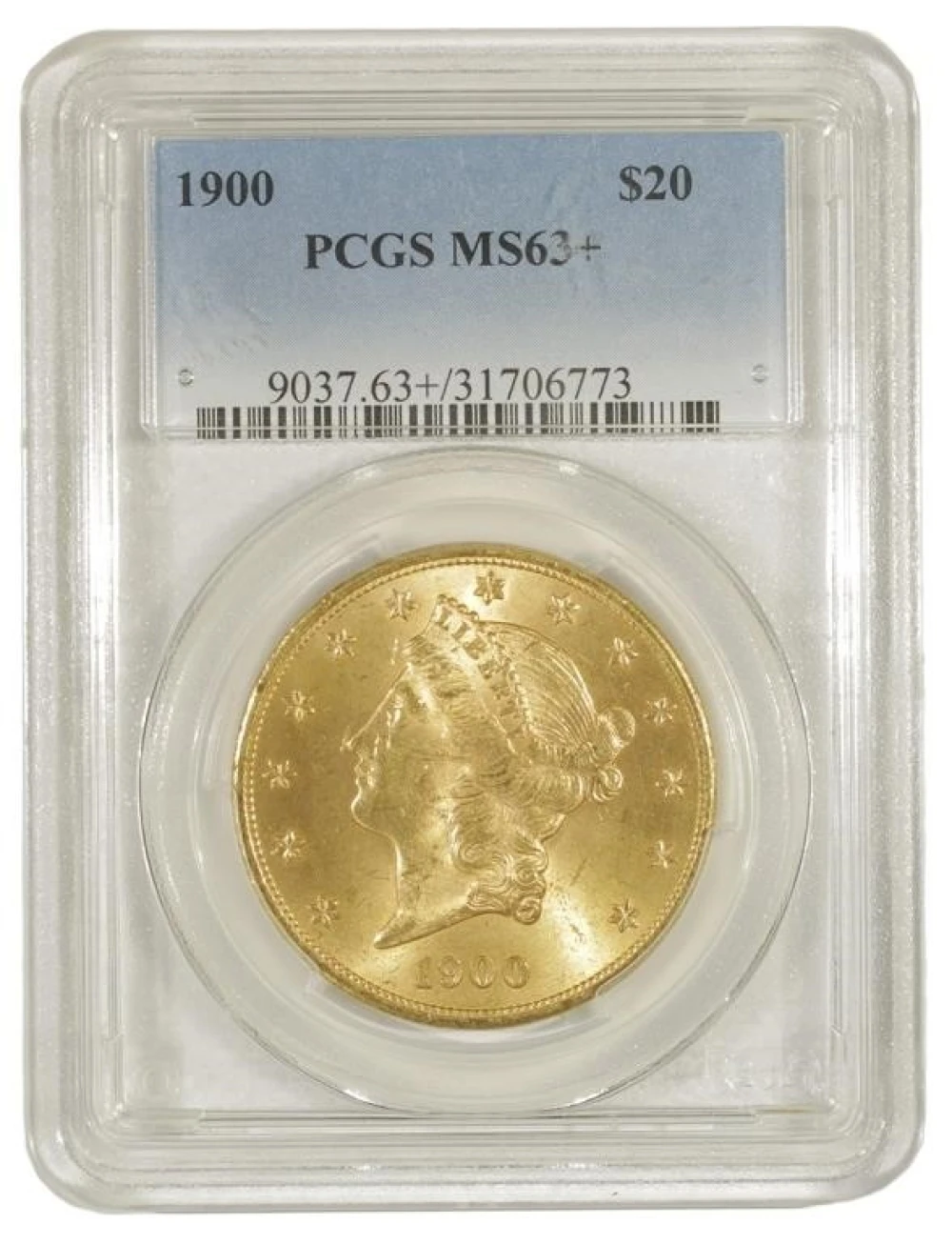 Choice Unc + 1900 Double Eagle