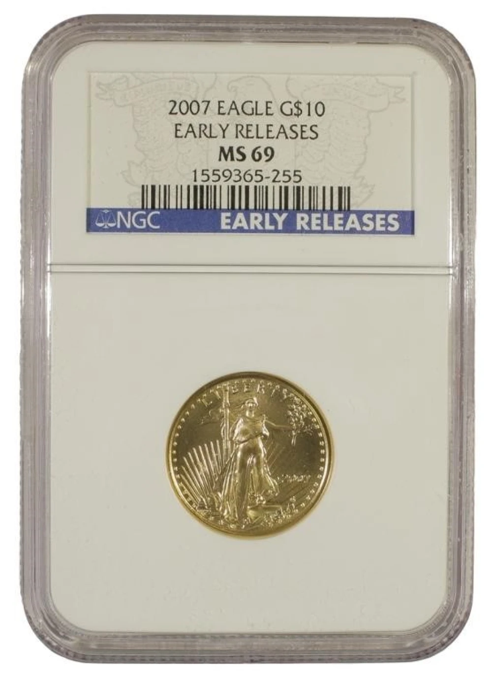 Superb Gem Unc 2007 $10 Gold Eagle