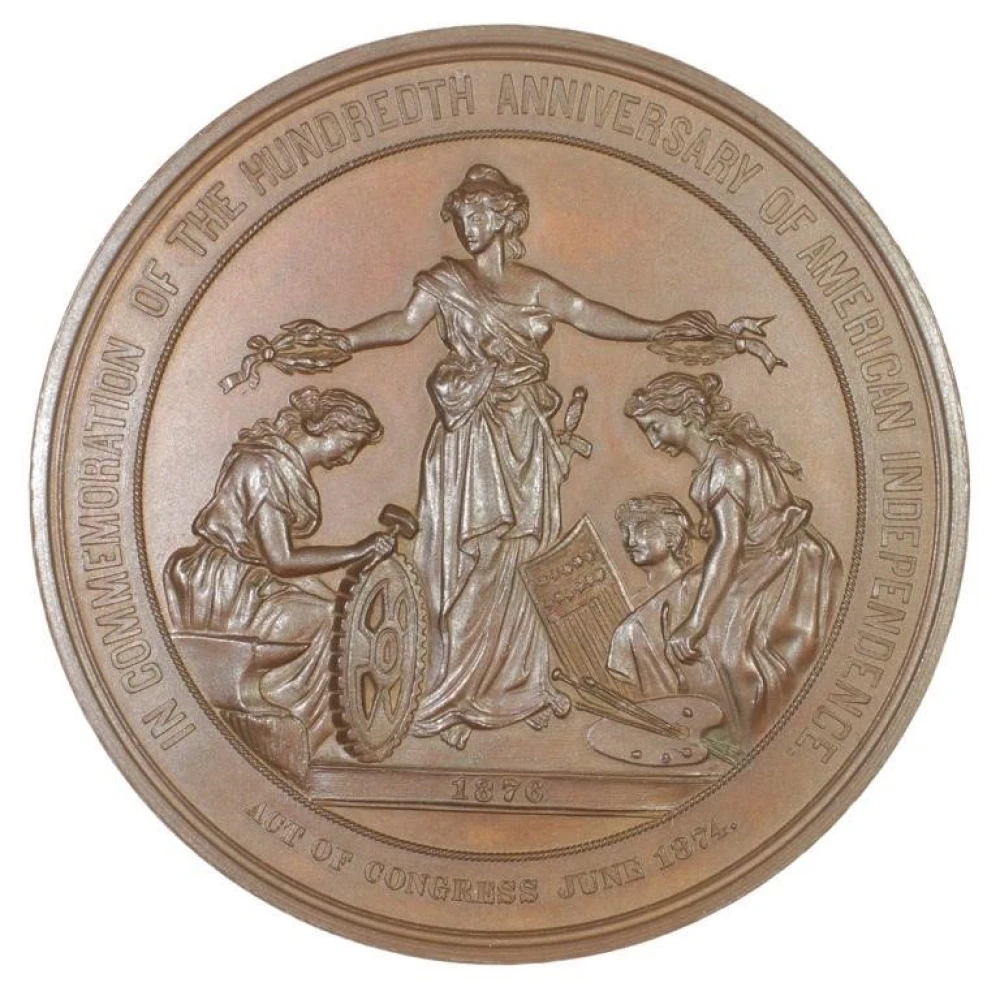 Attractive 1876 Centennial Medal