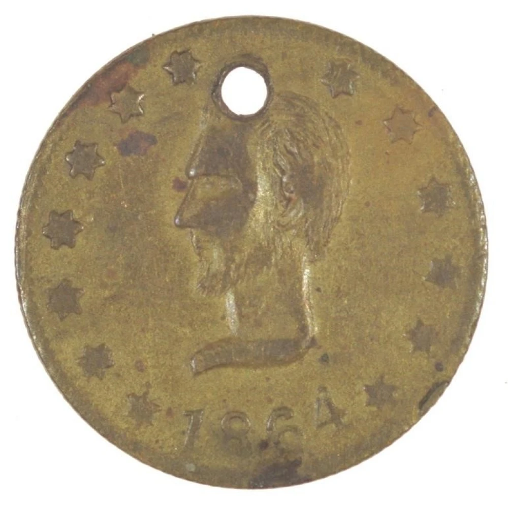 1864-1865 Abraham Lincoln Campaign Token