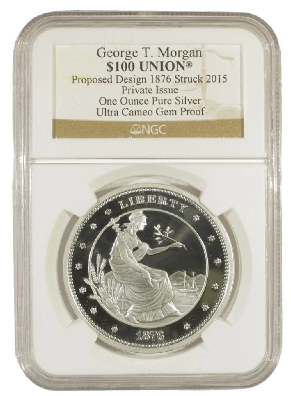 2015 Gem Proof George T. Morgan $100 Union