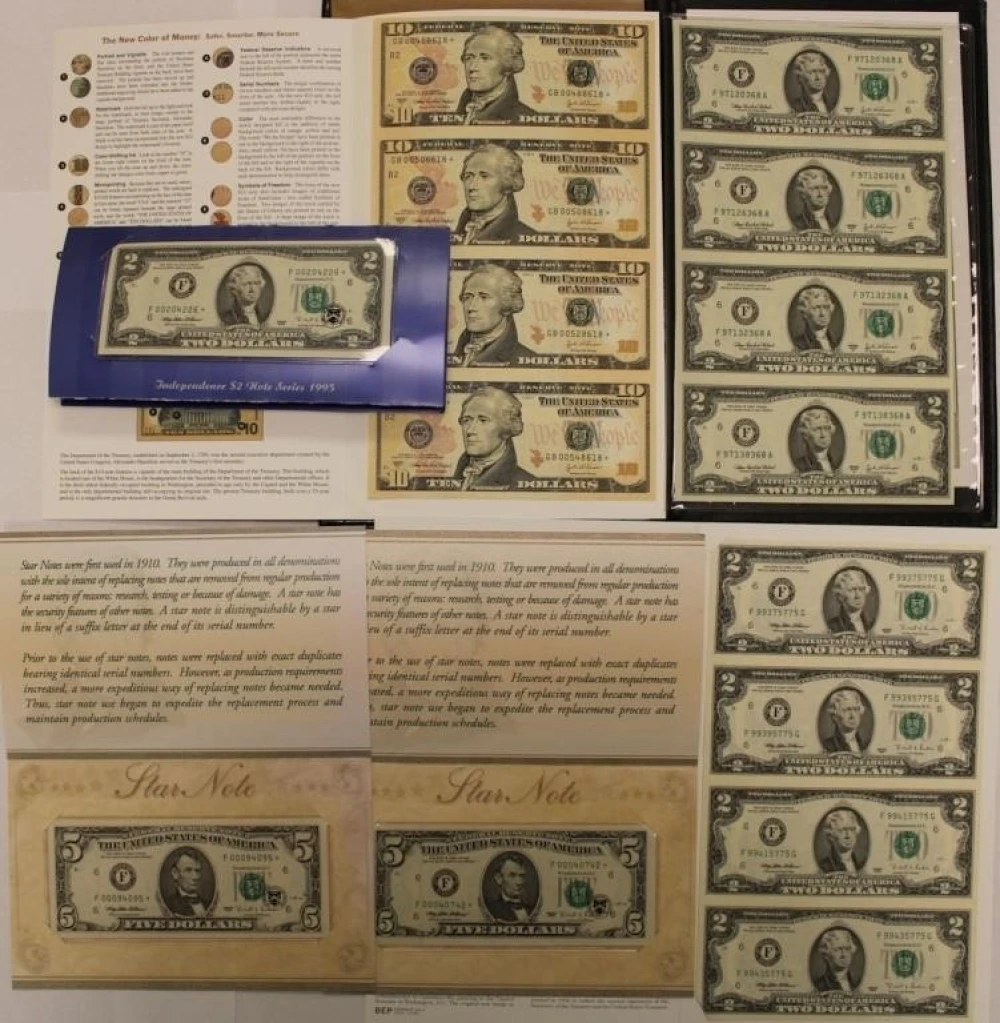 Group of Star Notes and Sheets