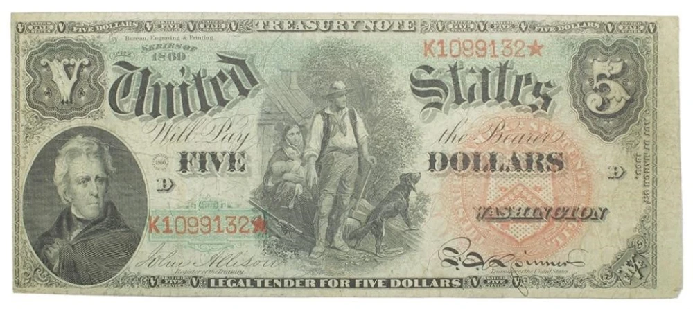 VF Series 1869 Woodchopper $5