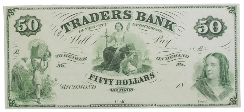Virginia. Richmond. $50 Modern Printing