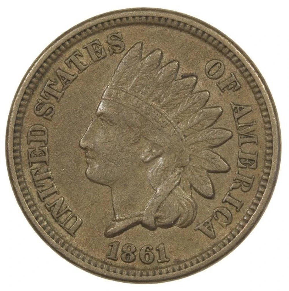 Choice EF 1861 Indian Cent