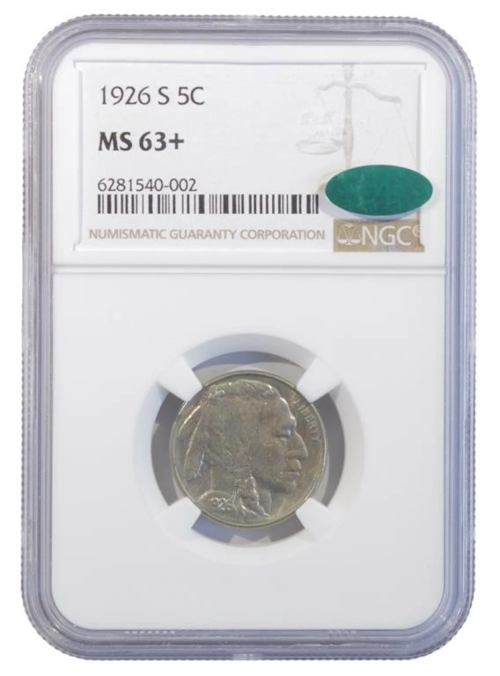 Superb Choice 1926-S Buffalo Nickel