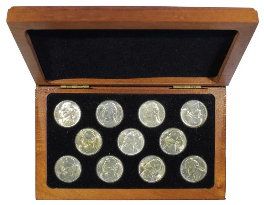 Nice Mint State War Nickel Set