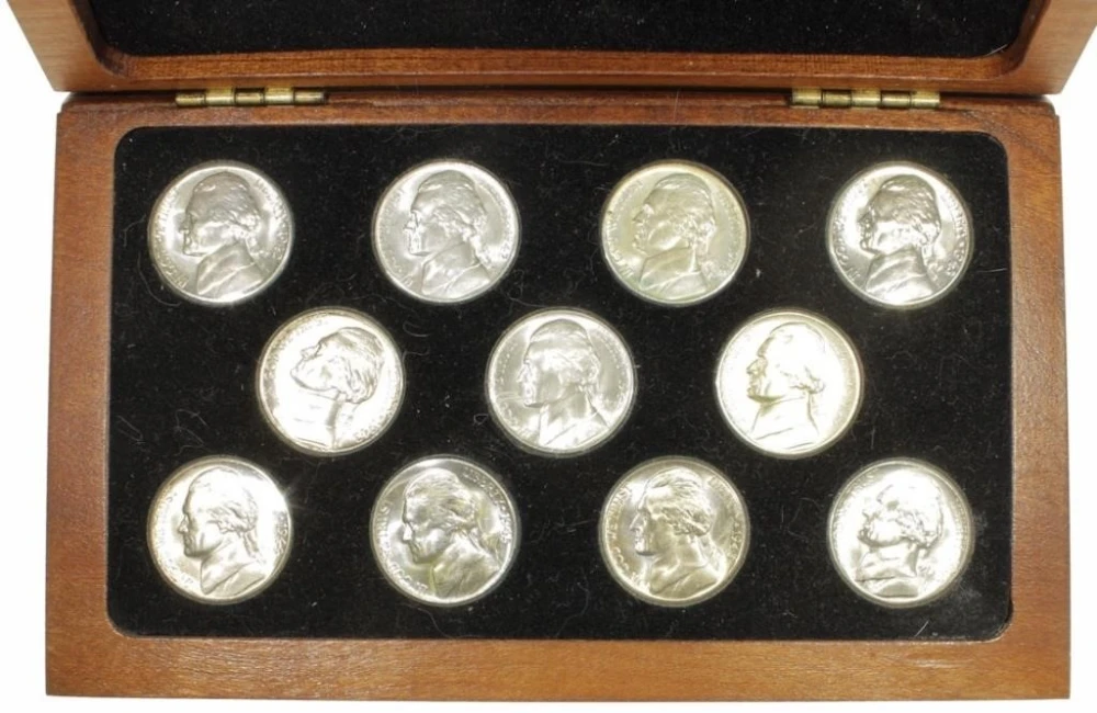 A 2nd Nice Mint State War Nickel Set