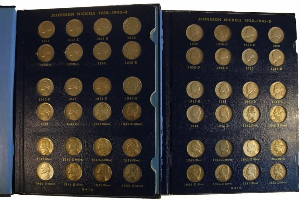 Pair Of Jefferson Nickel Sets