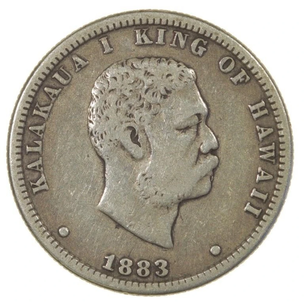 1883 Hawaiian Quarter