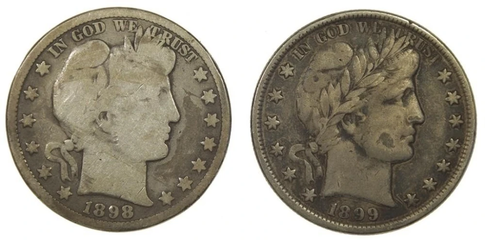 Barber Half Dollar Duo
