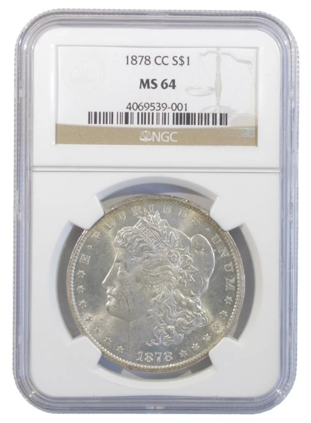Very Choice Unc 1878-CC Morgan Dollar