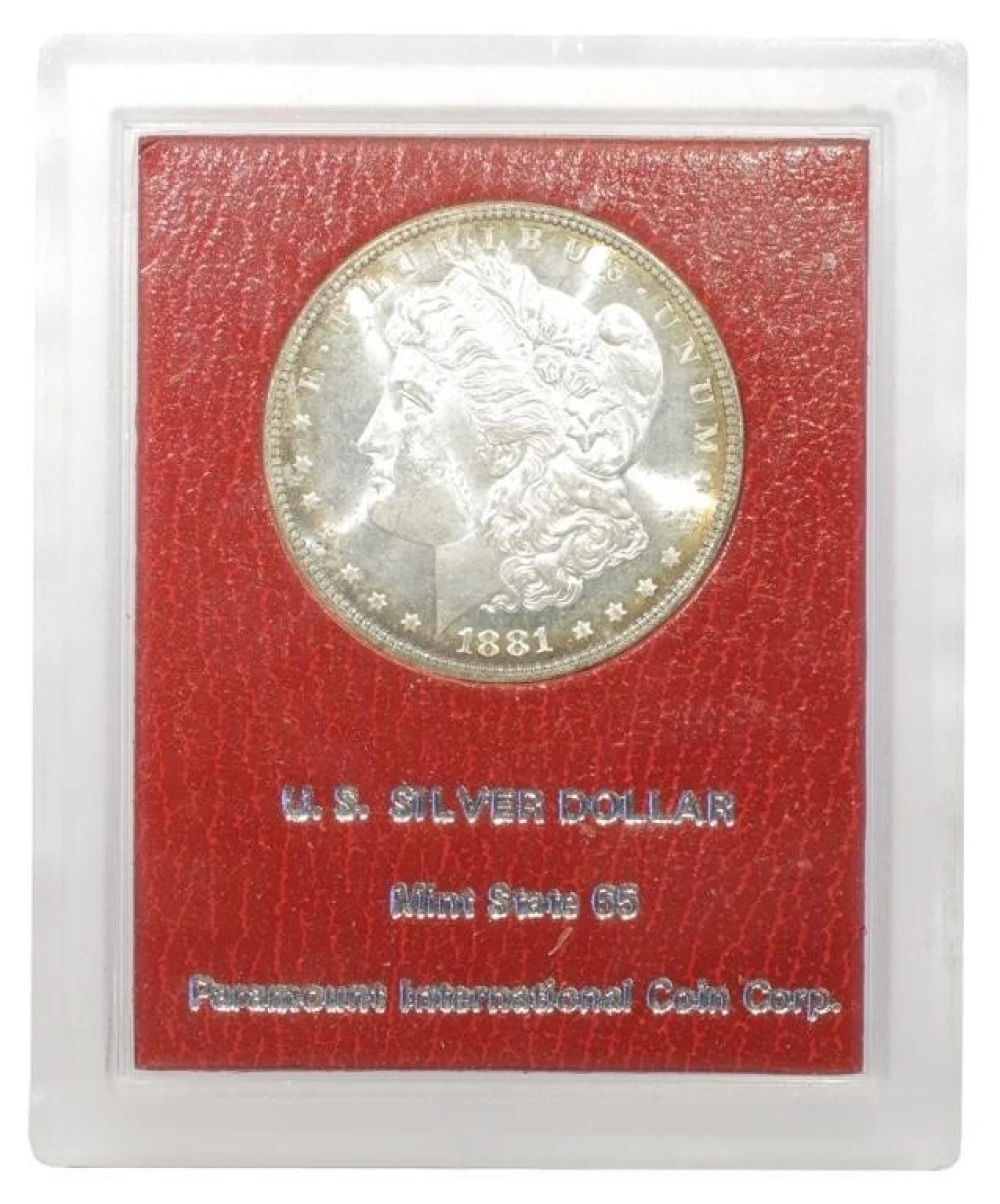 Toned Redfield Hoard 1881 Morgan $1