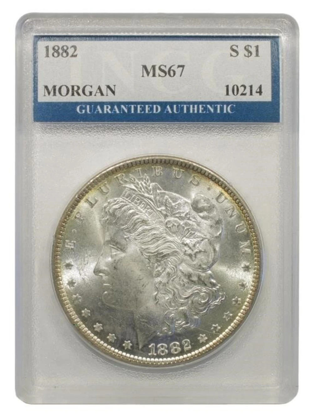Very Choice Unc 1882 Morgan Dollar