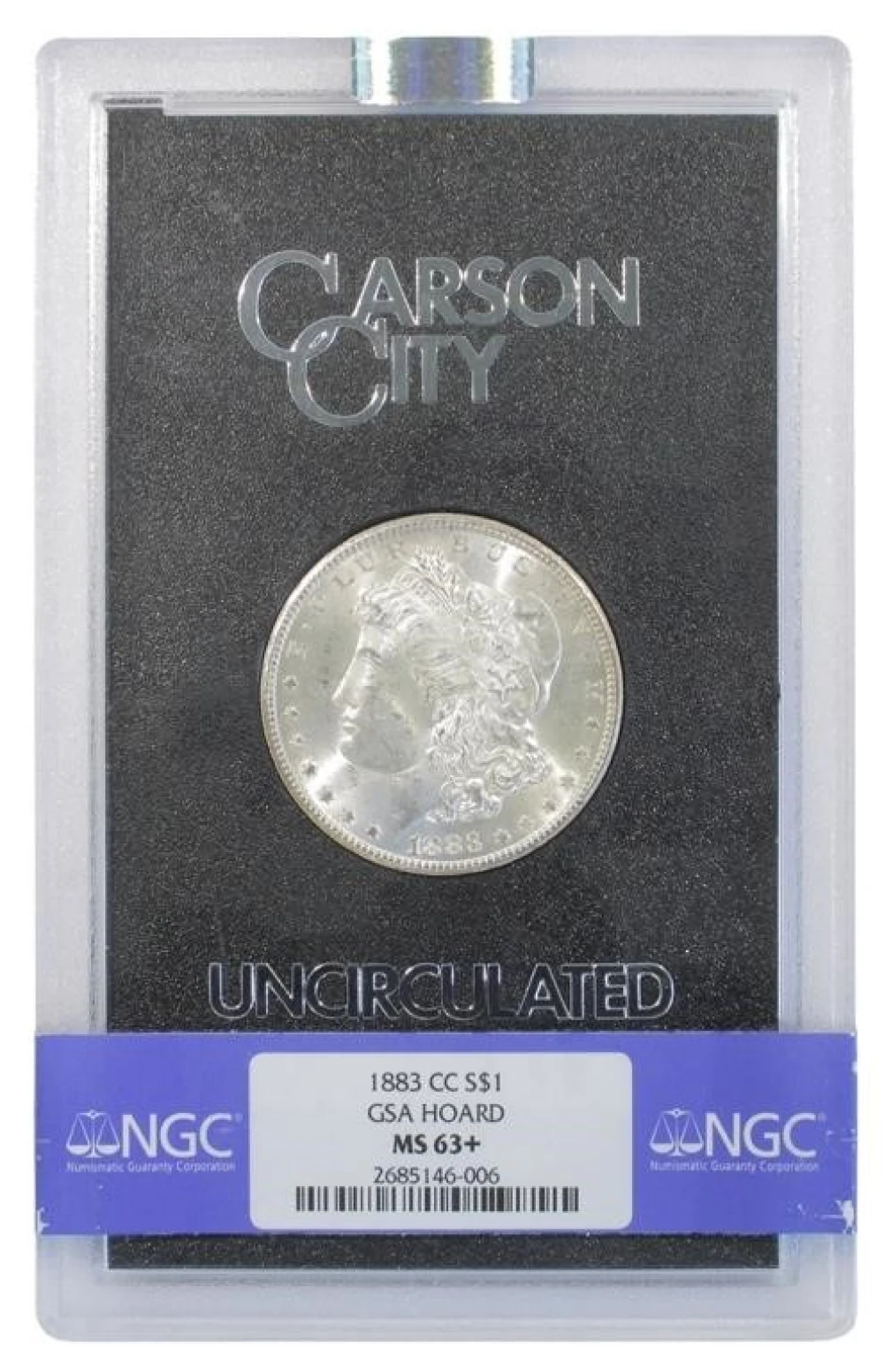 Choice+ Unc 1883-CC Morgan GSA $1