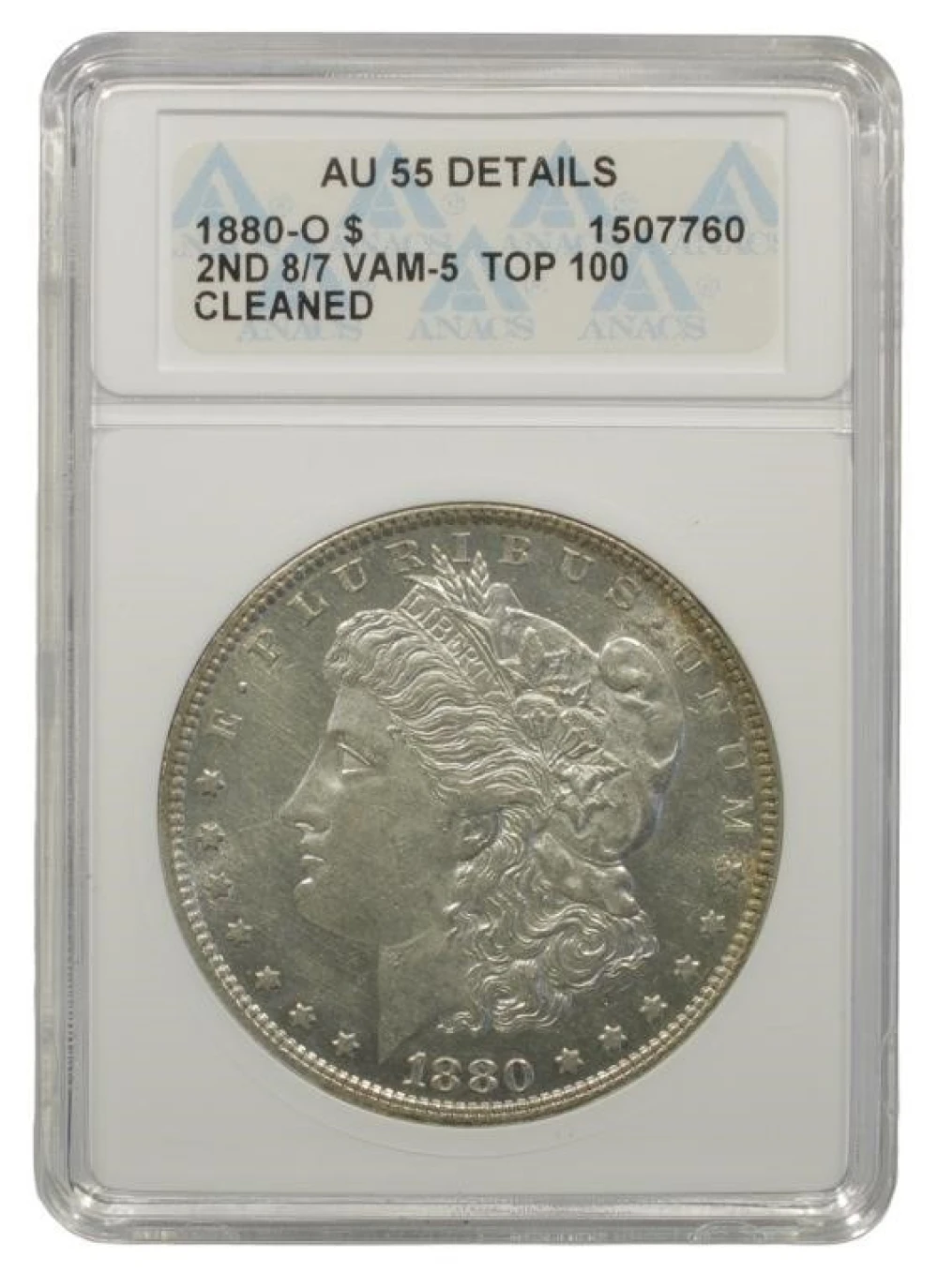 Choice AU 1880-O Morgan $1 Variety