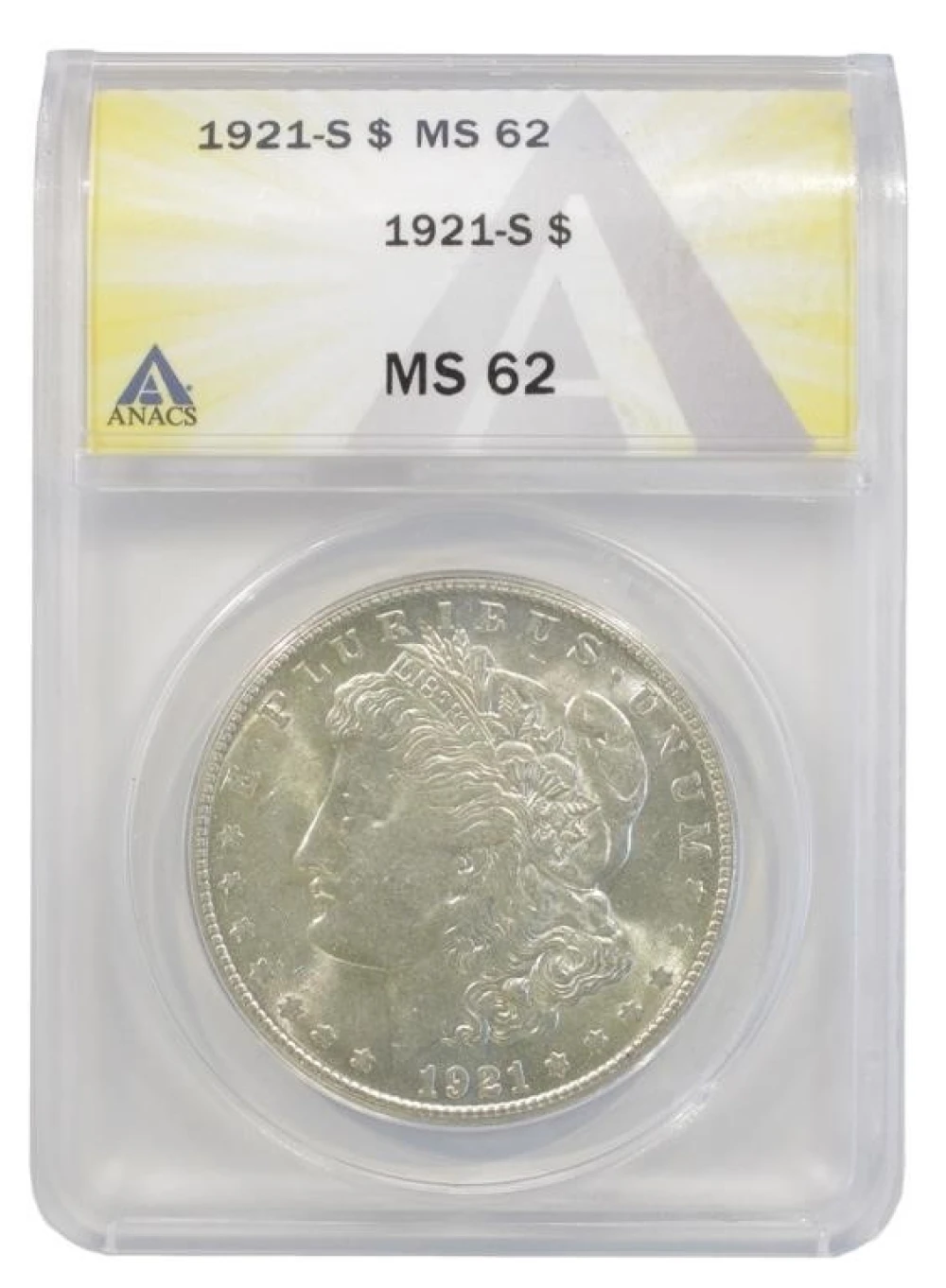 Select Unc 1921-S Morgan $1