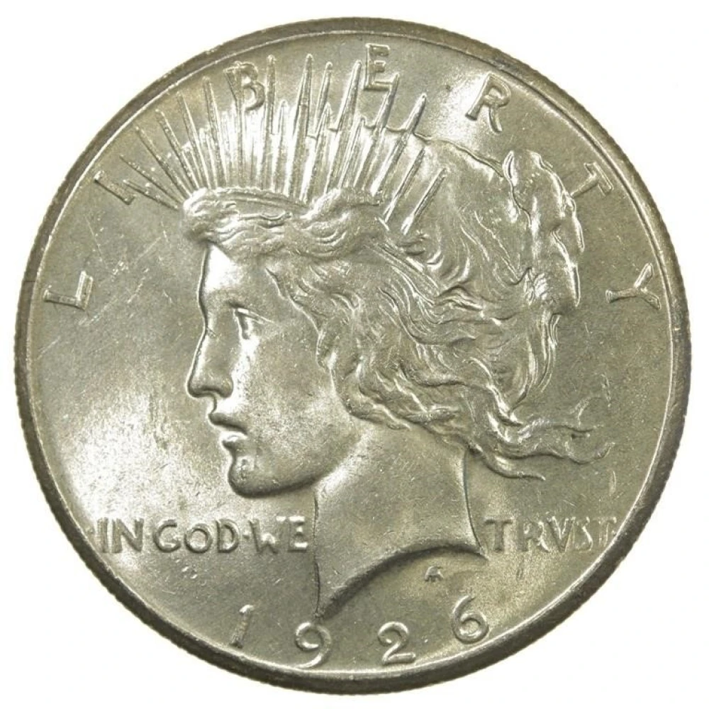 Mint State 1926 Peace $1